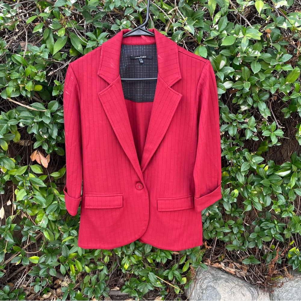 Lemon Tart Astrid Pinstripe Blazer size Small
